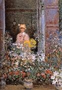 Claude Monet Camille at the Window France oil painting artist